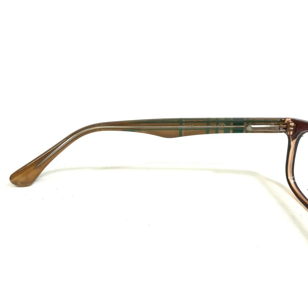 SMART Eyeglasses Frames S7124 BROWN/CRYSTAL Rectangular Full Rim 53-17-145